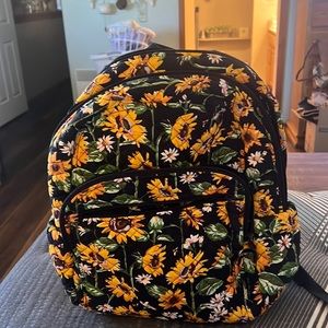 Vera Bradley large sunflower backpack